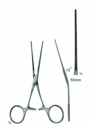 Ring Handle Bulldog Clamps Anastomosis Clamps, Pediatric Types