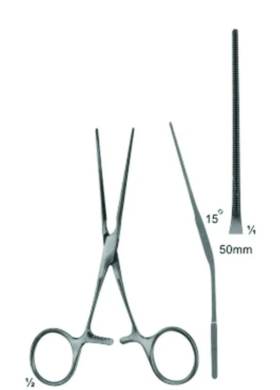 Ring Handle Bulldog Clamps Anastomosis Clamps, Pediatric Types