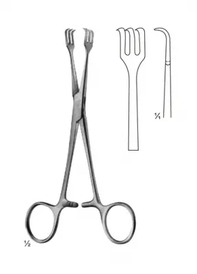 Artery Traction - and Tissue Grasping Forceps